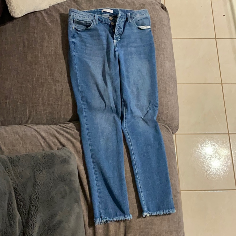 Lauren Conrad button up jeans